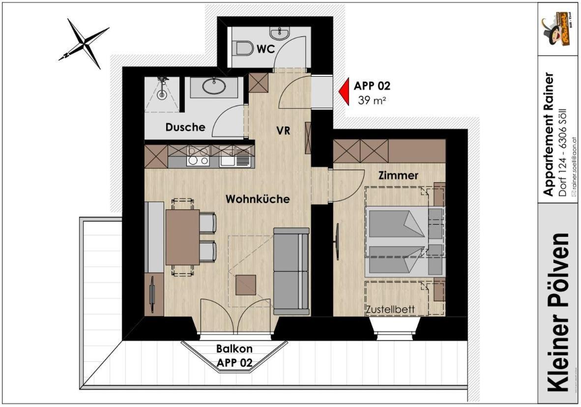 Apartment Rainer - Mittendrin Söll Exteriér fotografie
